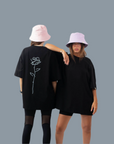 Rose -Oversized Tee